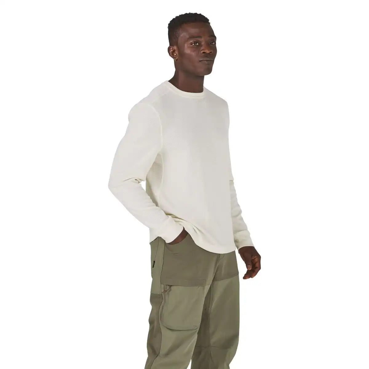 Men's Santiam Waffle LS Tee Turtledove