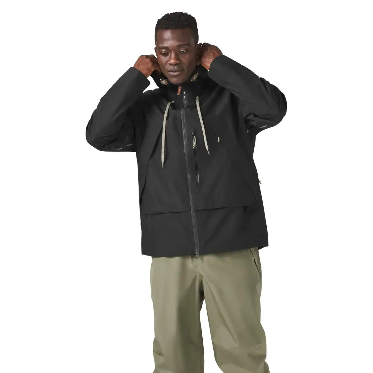Men's Cascade Crest Packable 3L GTX Jacket Black